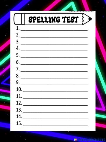 Spelling. Module 1 and 2 Review