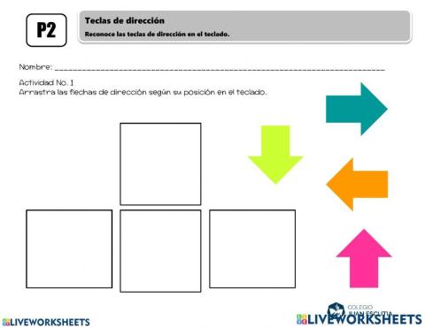 Teclas de dirección
