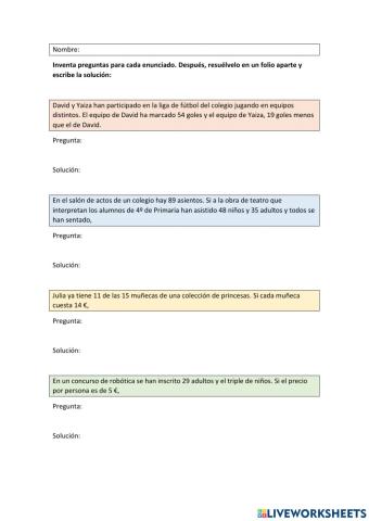 Resolución de problemas