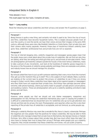 ISE2.2 FIRST TERM EXAM