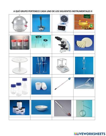 A qué grupo pertenece cada instrumental