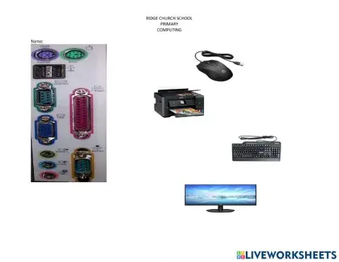 Connecting parts of the Computer to the System Unit