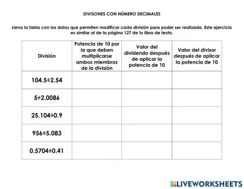 División con decimales 3