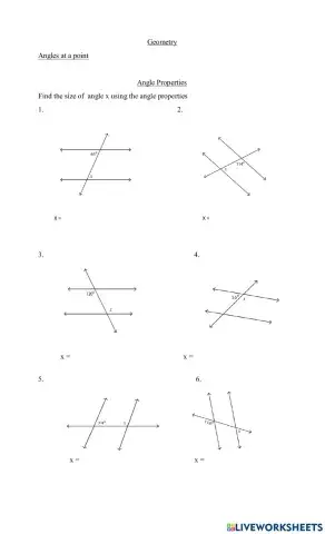 Angle properties