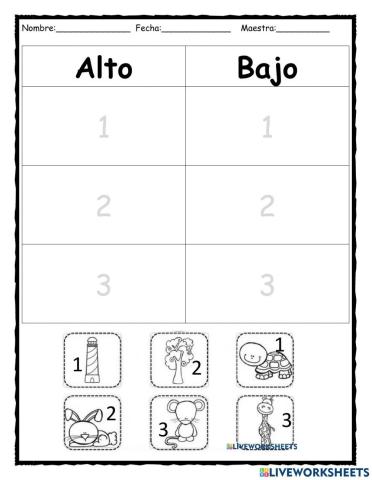 Ciencias Alto y Bajo