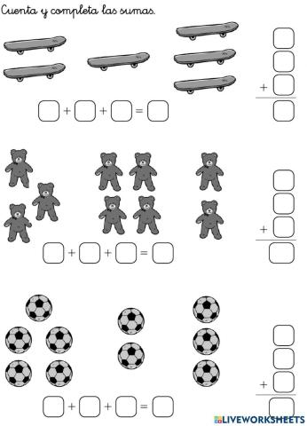 Suma de tres números