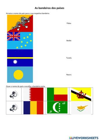 Bandeiras dos países
