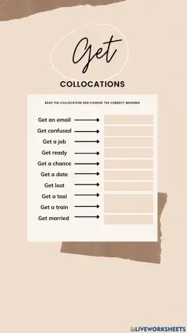 Collocations with Get