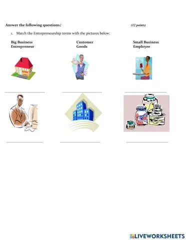 Grade 8 Entrepreneurship