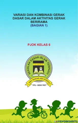 Variasi dan kombinasi gerak dasar dalam aktivitas gerak berirama (bagian 1)