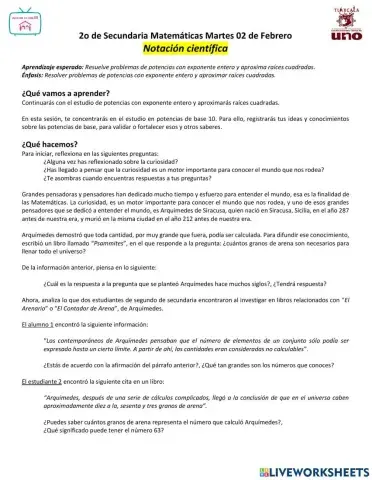 Notación científica