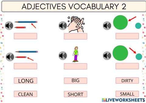 Adjectives Vocabulary