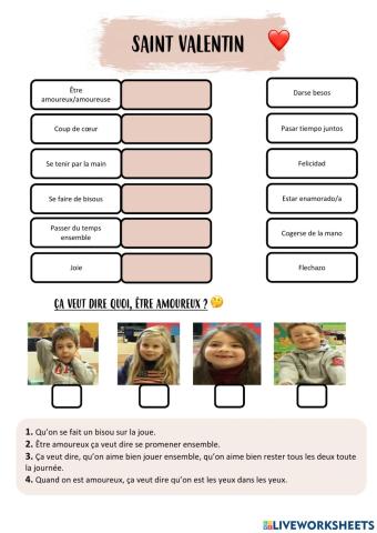 Ça veut dire quoi être amoureux?