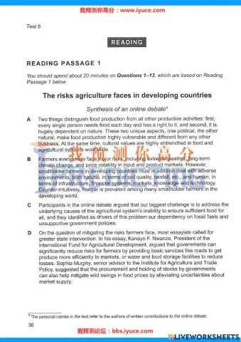 Ielts 12 - Test 6 - Reading Passage 1