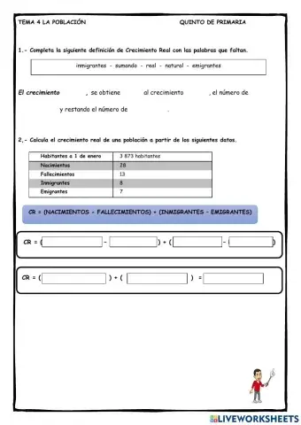Ficha 5: La población