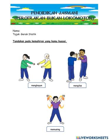 Pergerakan Bukan Lokomotor