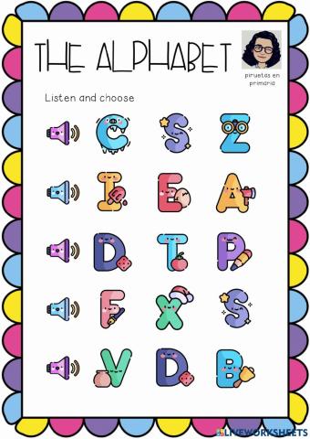 The alphabet 3