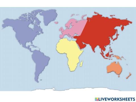 Continentes y océanos
