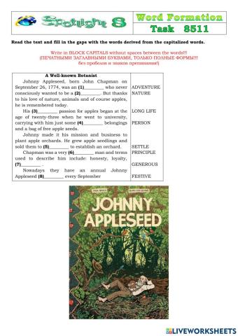 Spotlight 8 Task 8511