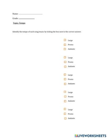 CPS Upper Primary Tempo