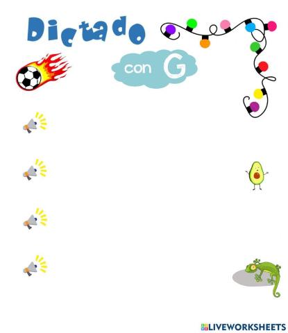 Dictado g