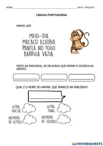 Recuperação 2º ano