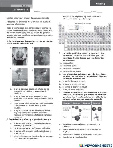 Taller diagnostico- 7°