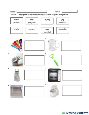 Peralatan Asas Memasak