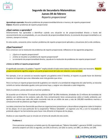 Reparto proporcional