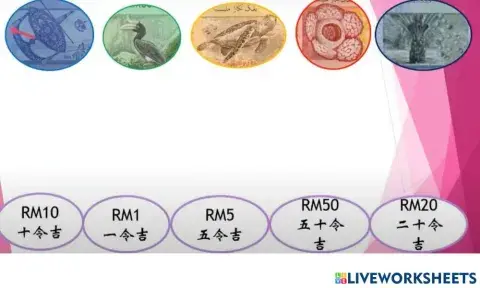 一年级数学 钱币