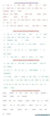 Analizar frases morfológicamente