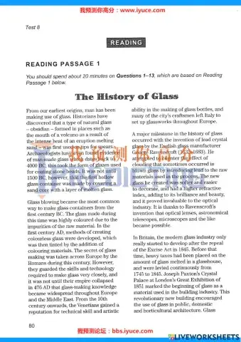 Ielts 12 - Test 8 - Reading Passage 1