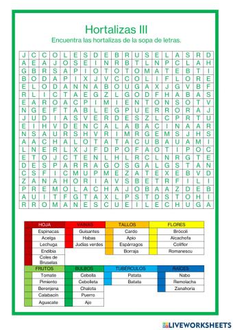Hortalizas III