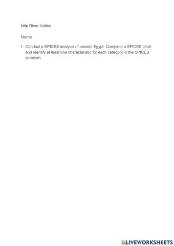 1.6 Nile River Valley