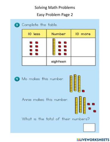 Problem Solving Easy