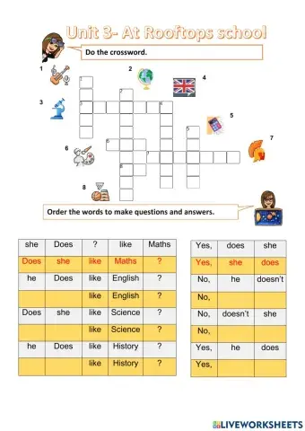 Unit 3 Does he like Rooftops