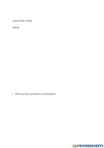 Indus Valley Civilization