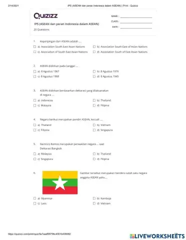 Asean dan peran Indonesia