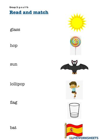 Phonics group 3 REVIEW