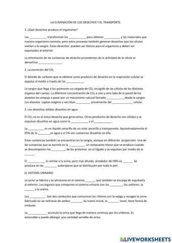 Circulatorio y urinario