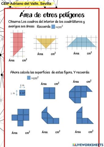 Áreas contando cuadritos