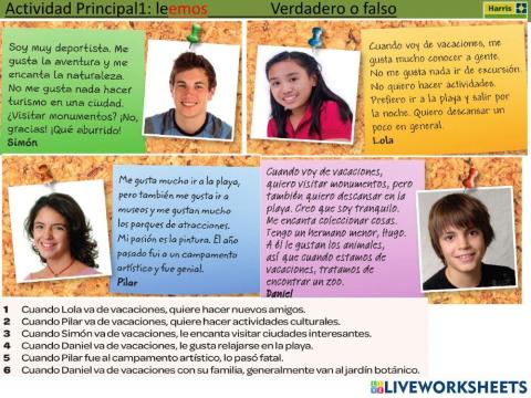 Vacaciones Presente V-F