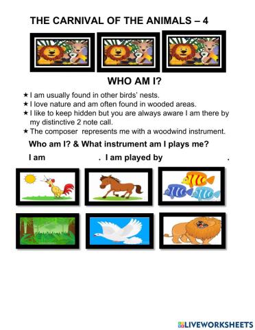 THE carnival of the animals - 4