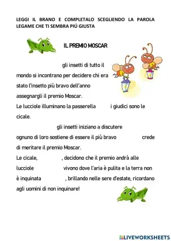 Il premio  moscar