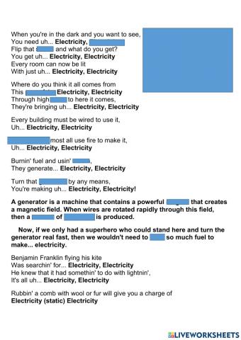 Electricity song