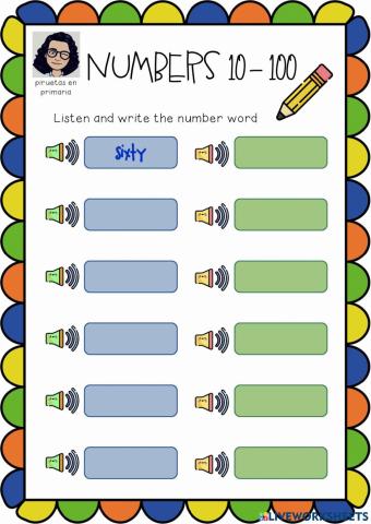 Numbers 10-100 writing (4)