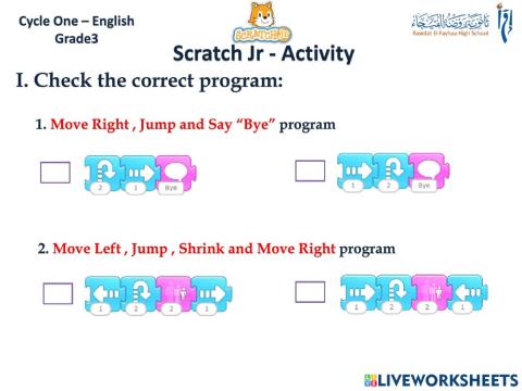 Grade3 Activity scratch jr