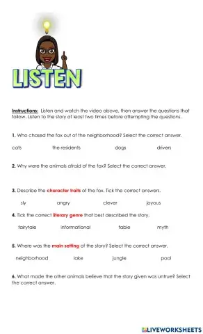 Listening Comprehension