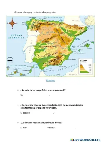 Mapas físicos