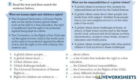 Reading comprehension